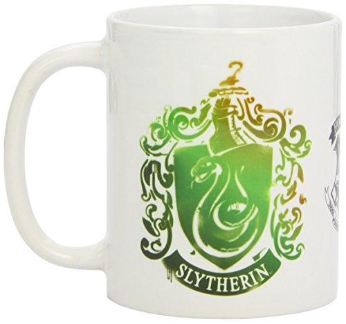 Harry Potter - Taza Slytherin Stencil Crest, 320ml, MG22378