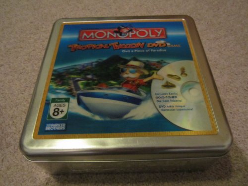 Hasbro Monopoly Tropical Tycoon Dvd Game by Parker Brothers
