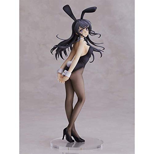 Hearsnow Figura Figura de Anime Figura Figura 10 Pulgadas Rascal no sueña con Bunny Girl Senpai Sakurajima MAI Figurine Colección Modelo Niños Juguetes Doll Regalo