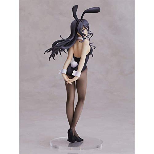 Hearsnow Figura Figura de Anime Figura Figura 10 Pulgadas Rascal no sueña con Bunny Girl Senpai Sakurajima MAI Figurine Colección Modelo Niños Juguetes Doll Regalo