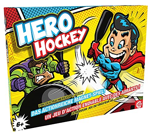 Hero 646281 Hockey - Juego magnético para 2 Jugadores, a Partir de 6 años