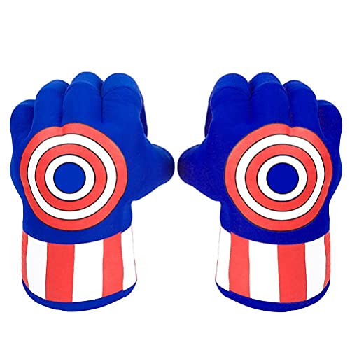 Héroe Smash Hands, guantes de boxeo de felpa suave Cosplay héroe traje puños, regalos de cumpleaños de Navidad para niños, niños y niñas y adultos