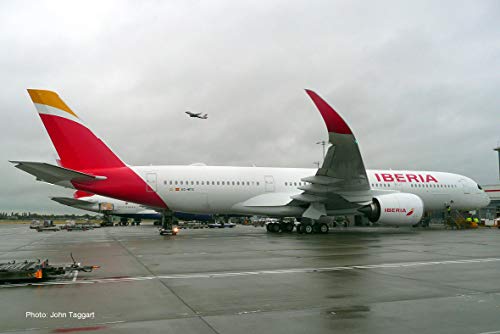 herpa- Other License Iberia Airbus A350-900, Alas/Aviones de colección (559669)