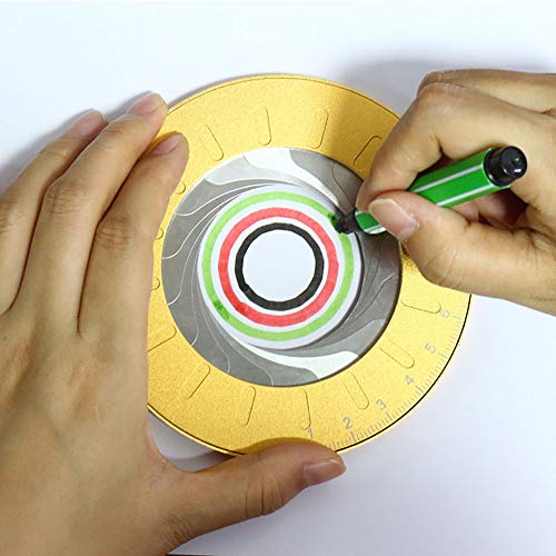 Herramienta de creación de dibujo de círculo de acero, fabricante de dibujo de círculo, brújula de dibujo de círculo, regla de medición de 360 grados, herramienta de dibujo de círculo de modelo.