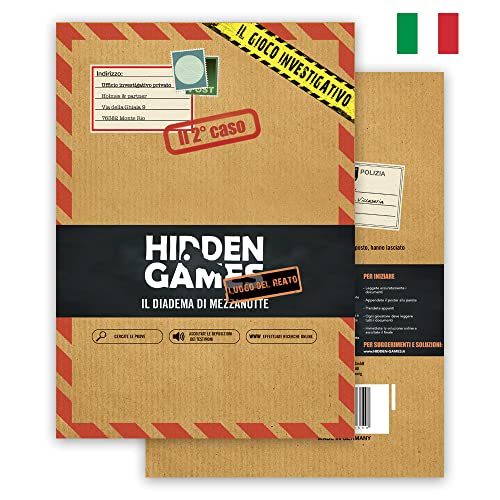 Hidden Games Luogo del Reato - Juego de Escape Room, caso 2, «Il Diadema di Mezzanotte» (versión Italiana)
