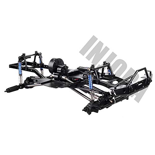 INJORA RC Marco 313mm Distancia Entre Eje RC Frame RC Chassis RC Accesorios para 1:10 RC Crawler Axial SCX10 II