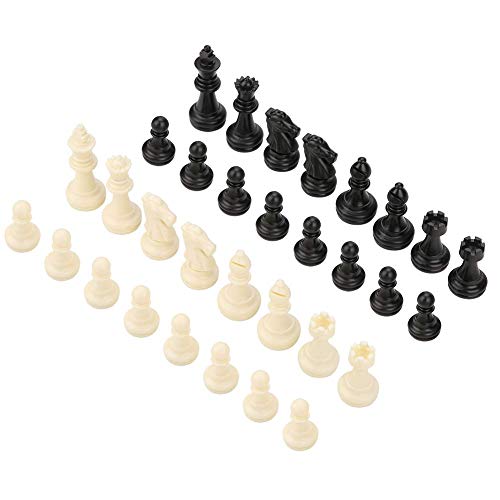 International Chess Set 32 Standard Tournament Chessmen Black White Juguetes Educativos y De Aprendizaje Juegos De Mesa De Regalo