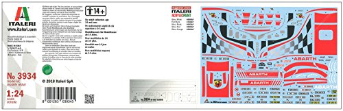 Italeri 1:24 Iveco HI-WY E5 Abarth-reproducción Fiel, modelismo, Hobby, encolado, Kit de plástico, Montaje, Color unlackiert (3934)