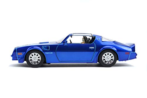 Jada 31118 Hollywood Rides 1:24 Henry Bower's Pontiac Firebird and Pennywise Figura, Azul