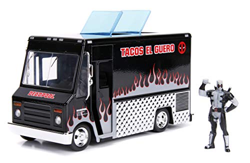 Jada Toys Vehículo Taco Truck X-Force 7 cm. Deadpool. Diecast. 1:24