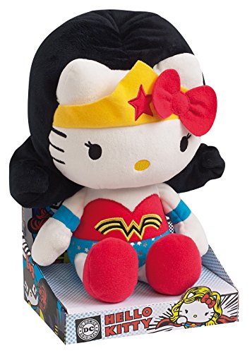Jemini DC Comics Hello Kitty muñeco de Peluche Pluch Figuras Figura Wonderwoman 27 cm