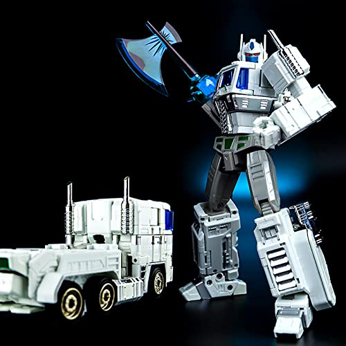 JIGFLY MPP10 Ultra Magnus, Transformer Cybertron Leader Serie Class Series Autobots City Commander, Optimus Prime's Buen Amigo, Transporter Modelo Robot Toy KO Figura de acción de la versión