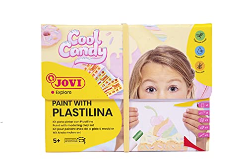 Jovi Kit para Pintar con PLASTILINA, Cool Candy (263CC), Multicolor