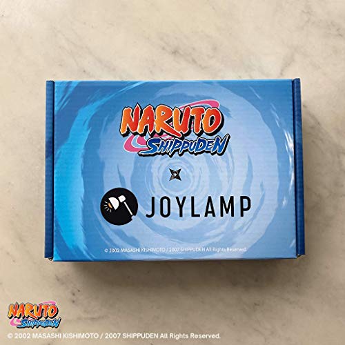 JoyLamp Sharingan Kakashi Hatake - Colección oficial JoyLamp x Naruto - 16 colores + Mando a distancia + Embalaje Naruto - Lámpara Manga 3D Naruto