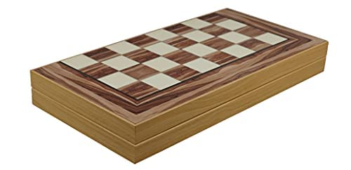 Juego de mesa plegable de madera con juego de dados y manual de instrucciones "American Walnut"- 19"