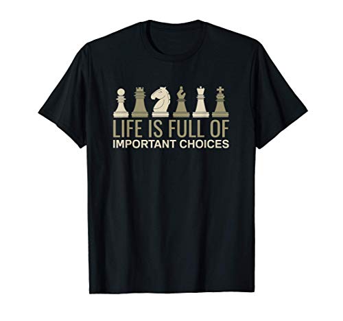Juego de tablero de ajedrez para hombres y mujeres Camiseta