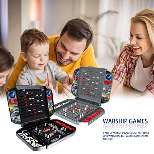 Juguete de juego de piel para niños, juego de batalla de estrategia naval interactiva, juguete de combate doble portátil interesante para niños