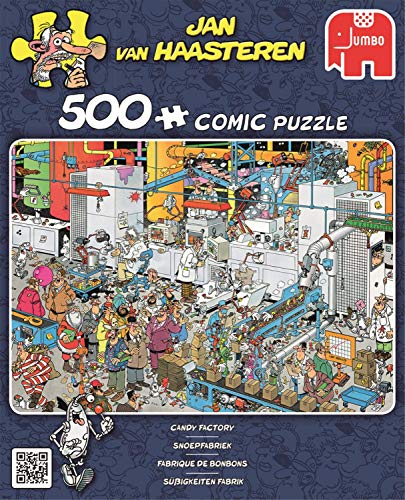 Jumbo - Puzzle Candy Factory, 500 Piezas (619025)