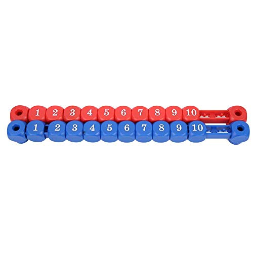 Keen so - Juego de mesa de futbolín, 2 unidades, color azul y rojo, de plástico