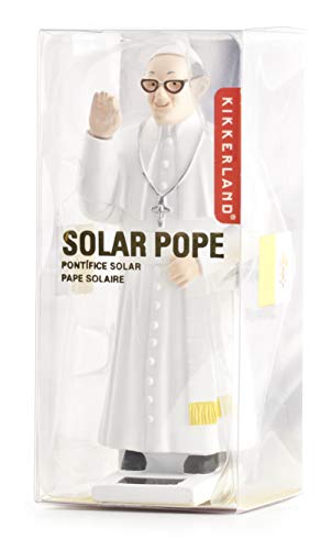 Kikkerland Polyresin Solar Papa, White