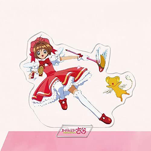 Kinomoto Fujitaka Kinomoto TOUYA Anime Stand Figure, Card Captor Sakura AcríLico Personajes Estatua Modelo para niños Anime Fans Regalo 16 cm