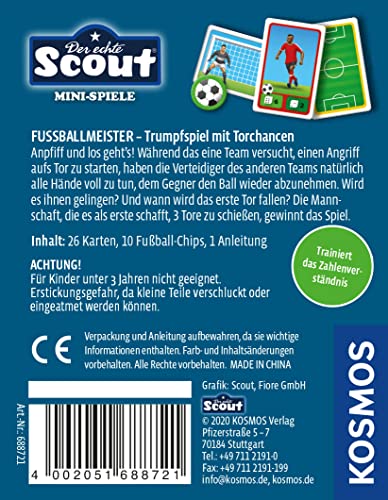 KOSMOS Scout 688721 - Minijuegos de fútbol
