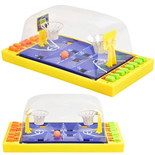 Kylewo Mini juego de baloncesto de mesa, juguetes de desarrollo del juego de baloncesto, mini baloncesto con los dedos, tiro, juguetes educativos, juego interactivo para padres