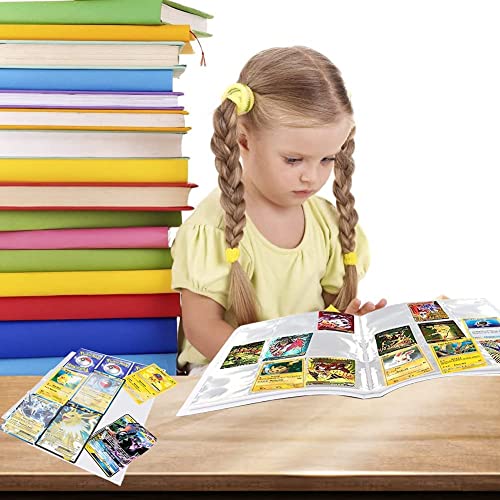 KYSWOBD album para cartas 2021 grande, Cromos álbum sobres juguetes, Fundas para cartas archivador libro, 9 bolsillos pueden contener 432 cartas - UD6