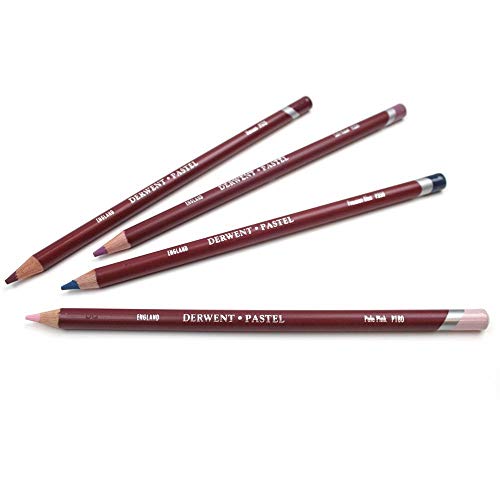 Lápices Derwent Pastel para Dibujar y Escribir, Set de 72, Ideal para Mezclar y Colorear, Calidad Profesional, 32996