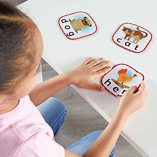 Learning Resources Palabras de 3 Letras, preparación para Preescolar, puzles con autocorrección, para niños de 3+ años (LER6088)