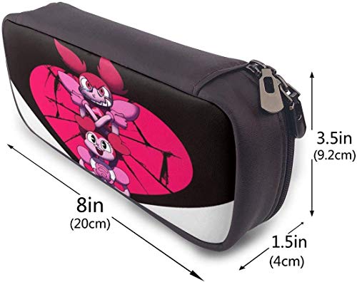 Leather Estuche Cartoon Steven Universe Pen Case Pouch Holder Stationery Cosmetic Makeup Double Zipper Bag for Adults Girls Boys School Office