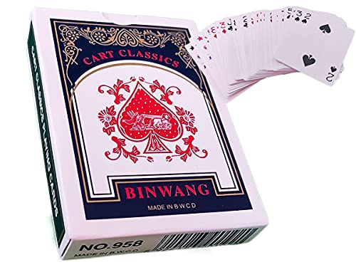 LEDLUX AB603036 - Baraja de póquer, cartas de póquer, retro azul