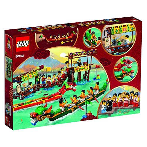 LEGO Dragon Boat Race - Stage Dragon Boat Race and Paddle for Victory!