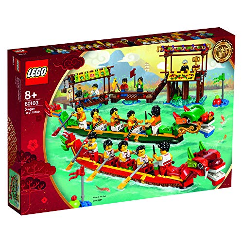 LEGO Dragon Boat Race - Stage Dragon Boat Race and Paddle for Victory!