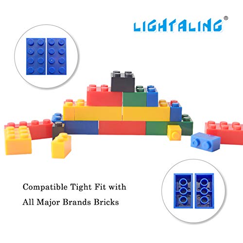 LIGHTALING Bloques de Construcción 1000 Piezas Compatible con Lego, Classic Colore Ladrillos de Construcción Juguetes educativos para niños 6+​