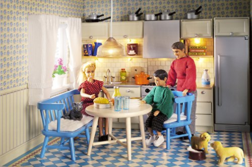 Lundby 60.2065 Småland - Mobiliario de Cocina para muñecas (Fabricado en Madera, Escala 1:18)