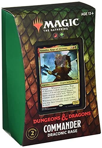 Magic The Gathering - Aventuras en los reinos olvidados Commander Deck (Color enviado al Azar) (C87490000)