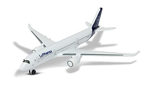 Majorette Airbus 350 Airbus 350 - Avión de Juguete Original (11 cm), Color Blanco
