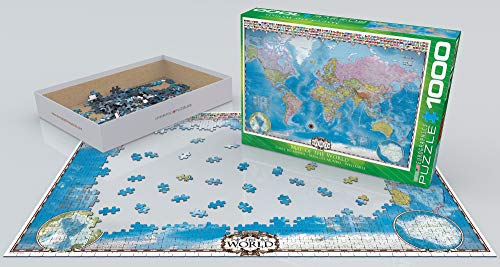 Map of the World. Puzzle 1000 Teile