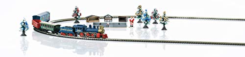 Märklin- Paquete de iniciación navideña, Modelo de Tren con Locomotora y Carrito, Carril Z, Color Escala z. (81845)