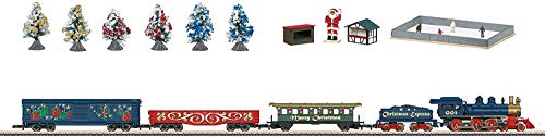 Märklin- Paquete de iniciación navideña, Modelo de Tren con Locomotora y Carrito, Carril Z, Color Escala z. (81845)