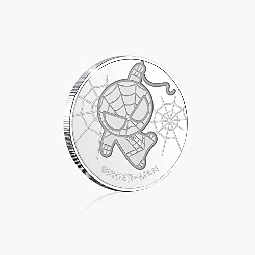 Marvel Character Gift Edición Limitada Spiderman Kawaii Moneda de plata coleccionable