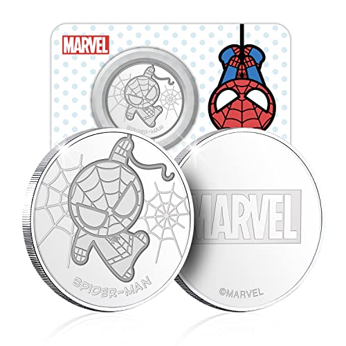 Marvel Character Gift Edición Limitada Spiderman Kawaii Moneda de plata coleccionable