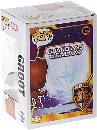 Marvel Guardians of The Galaxy Groot Wood Deco Pop! Vinyl Figure - Entertainment Earth Exclusive