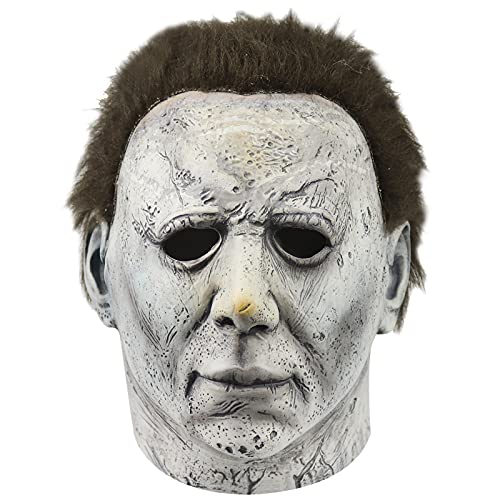 Máscara de Michael Myers para cosplay de terror, Halloween, cara completa, de látex