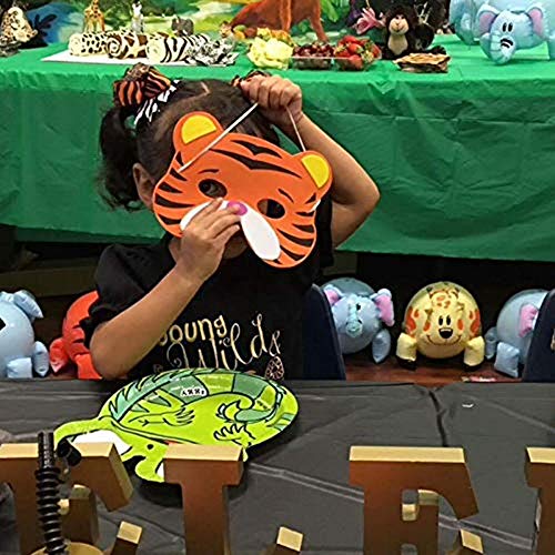 Máscaras de Animales para Niños, Mascarillas de Espuma Foam Animal Masks Para Rellenos de Bolsos de Fiesta, Escenografías de Espectáculos de Fiesta
