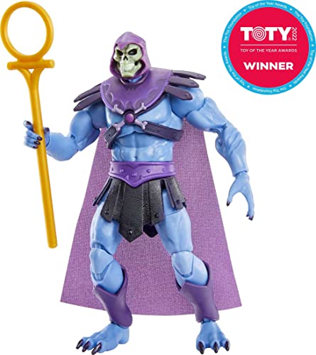 Masters of the Universe Revelation, Figura Skeletor, muñeco articulado de juguete (Mattel GYV10)