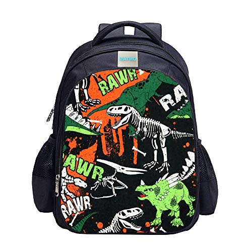 MATMO - Mochila de dinosaurio para niños, mochila escolar, Mochila Dinosaur 30, talla única