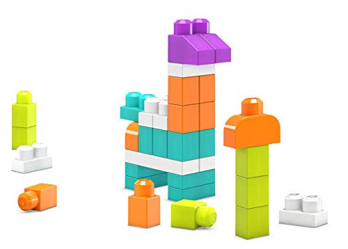 MEGA- Megabloque de Construcción Bloques de Construccià, Multicolor (Mattel FRX19)
