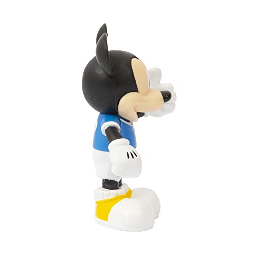 Mickey Mouse - Minifigura futbolín de 8 m, articulado con 4 Puntos de articulación, coleccionables, para niños a Partir de 3 años, MCC07200, Giochi Preziosi